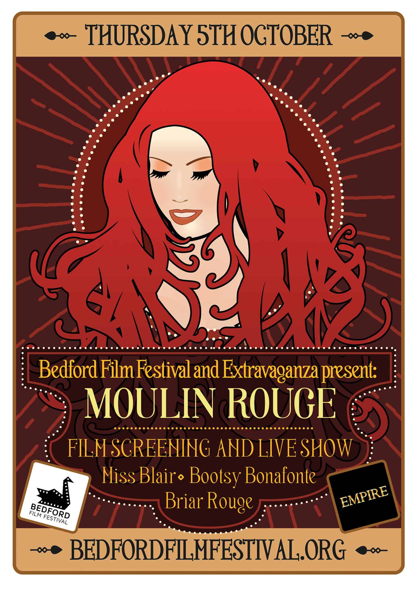 Extravaganza Bedford Poster - Moulin Rouge