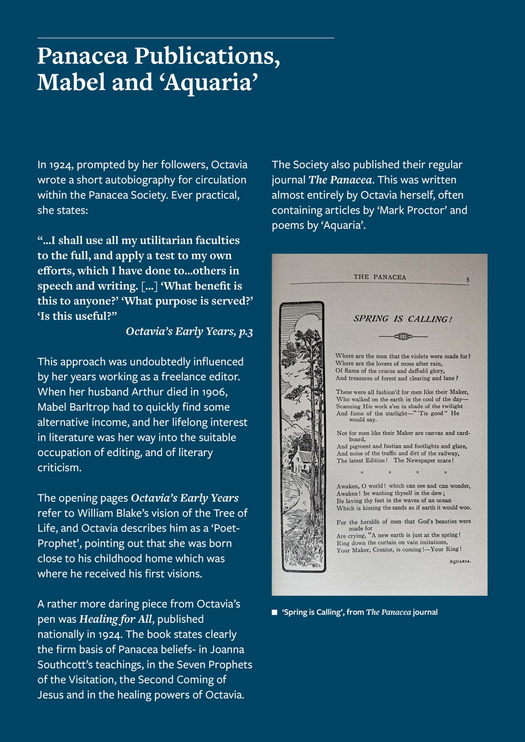 Panacea Museum Exhibition - Unravelling The Past